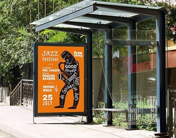 Pubblicit&agrave; nelle Pensiline delle fermate degli autobus a Bologna