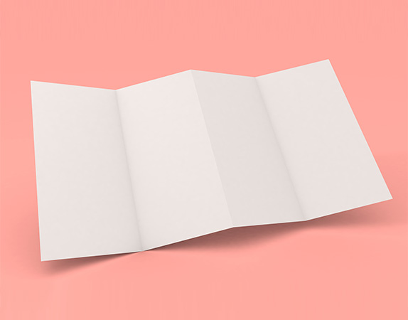 Pieghevoli 9,8 x 21 cm a 4 ante Promozione Volantinaggio