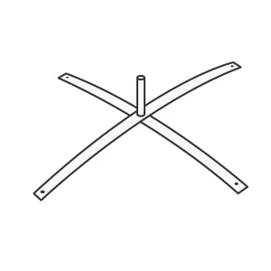 Banderole Display Base a croce