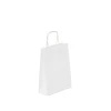 Shopper in carta Bianca XS: 18x24x7 cm