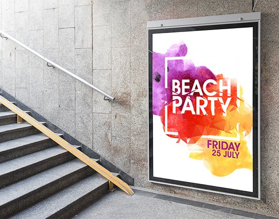 Stendardi pubblicitari a Viterbo