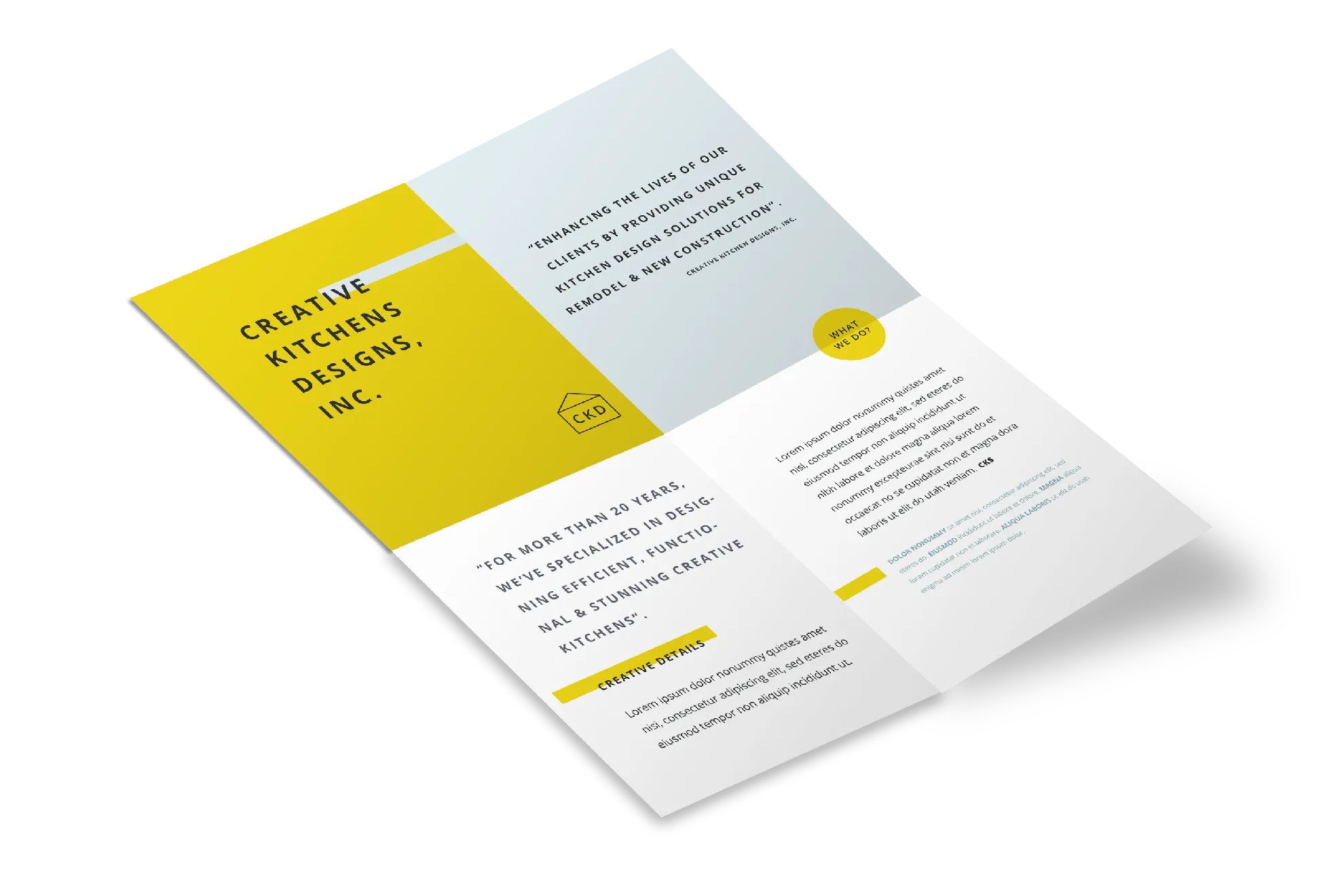 Pieghevoli A3 con piega a croce