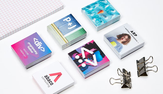 BIGLIETTI DA VISITA QUADRATI GALLERY