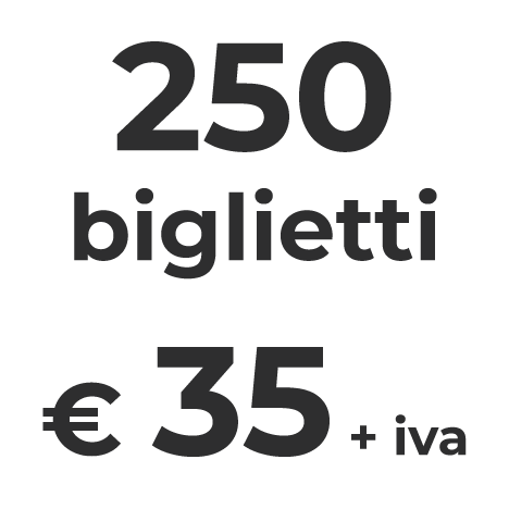 250 Biglietti per Appuntamenti 250 Biglietti