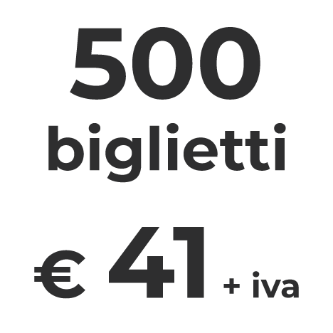 250 Biglietti per Appuntamenti 500 Biglietti