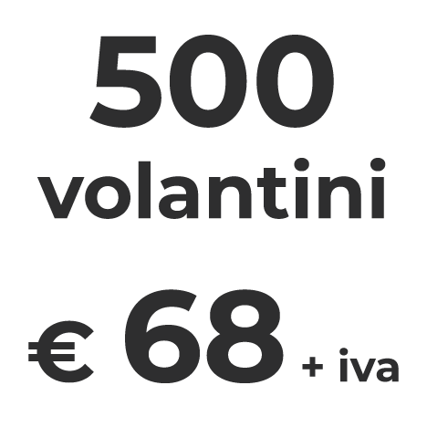 Volantini A5 in Promozione 500 Volantini A5