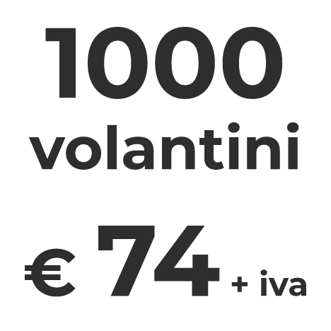 Volantini A5 in Promozione 1000 Volantini A5