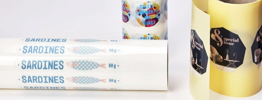 Etichette Adesive in Bobina Classiche